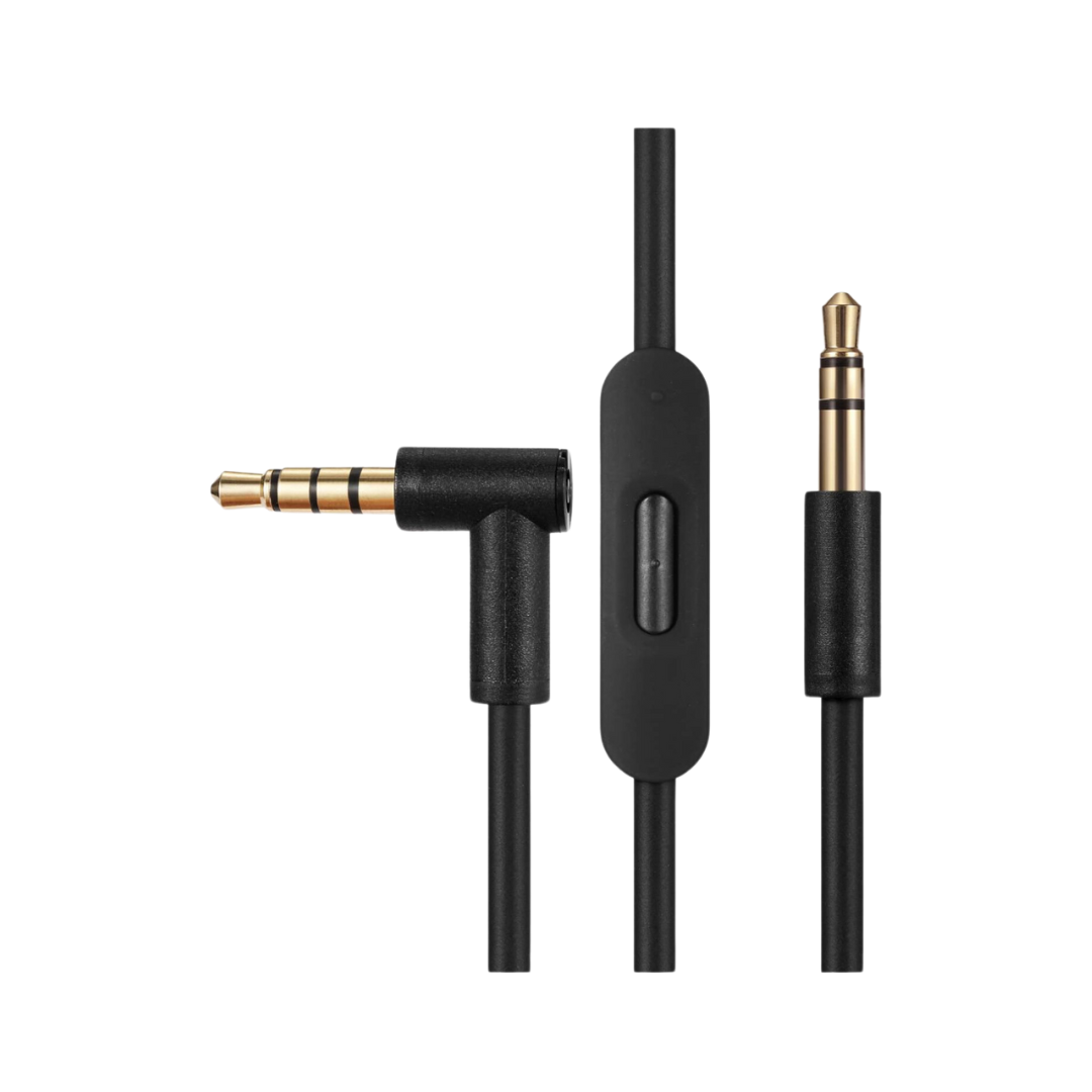 Jrumz GameLink: Black Audio Cable with Mic & Volume Control for Gaming Controller