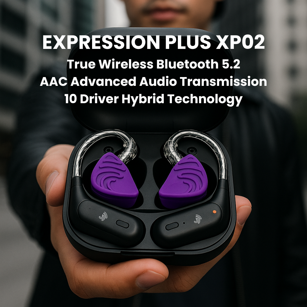 Jrumz XP02 Expression+ Wireless Earphones - Purple
