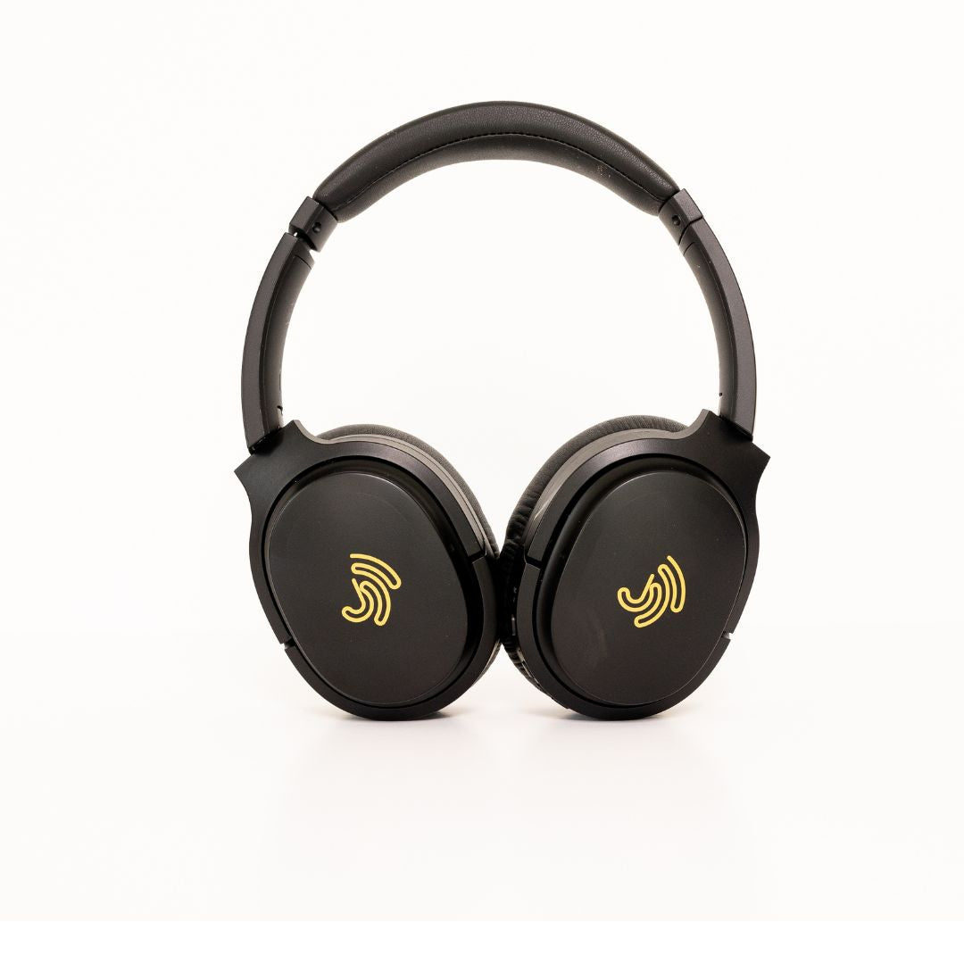 Clarity CL01 Noise Canceling Headphones with Travel Case- Black