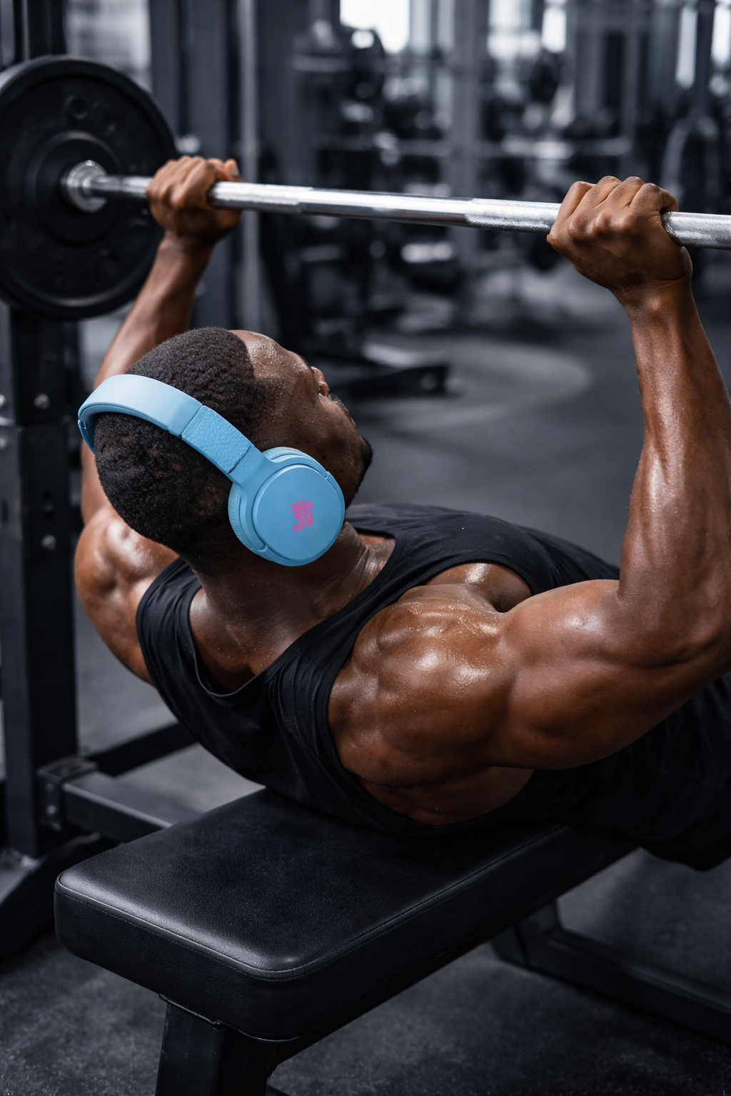 Clarity CL01 Noise Canceling Headphones with Travel Case- Blue