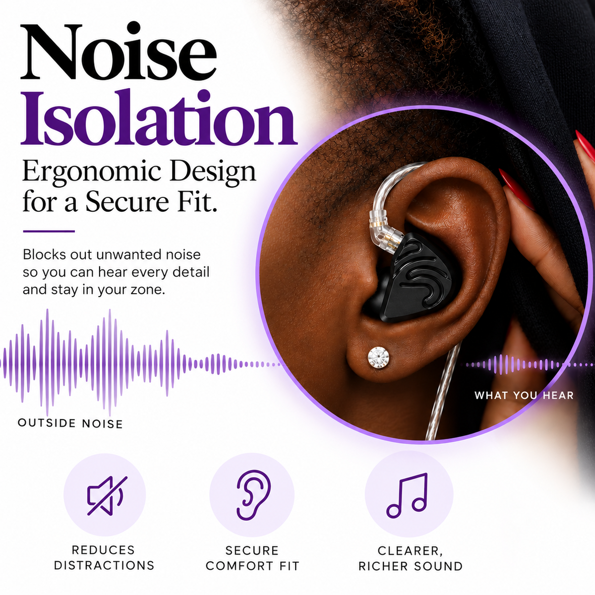 New Expression XP01: Wired Earbuds, In-Ear Monitors- PREORDER