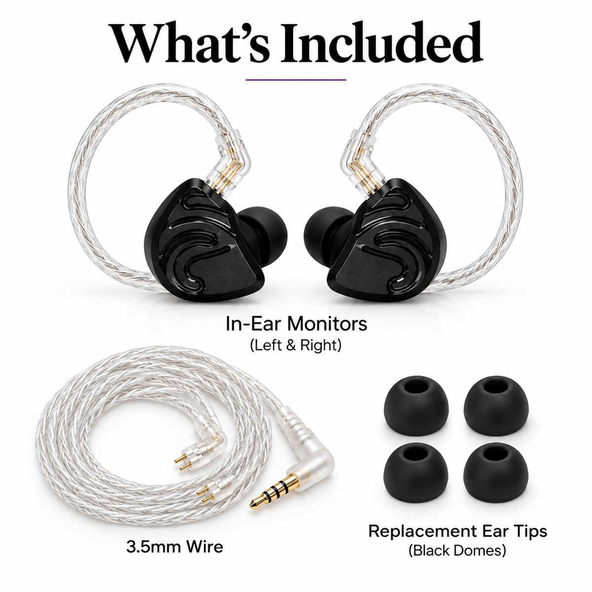 New Expression XP01: Wired Earbuds, In-Ear Monitors- PREORDER
