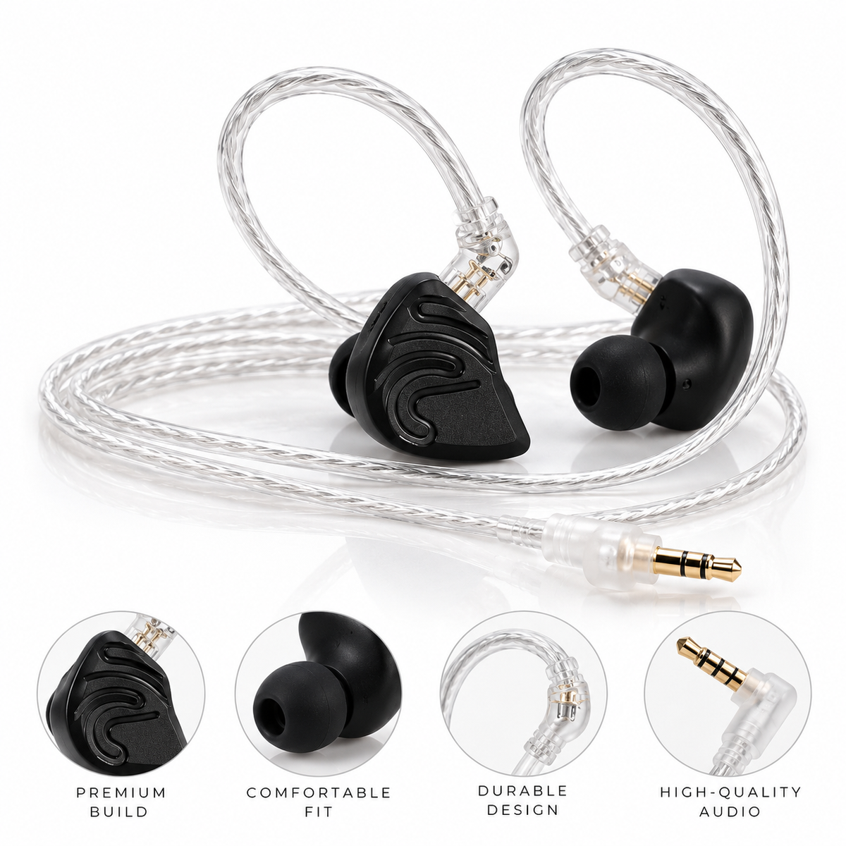 New Expression XP01: Wired Earbuds, In-Ear Monitors- PREORDER