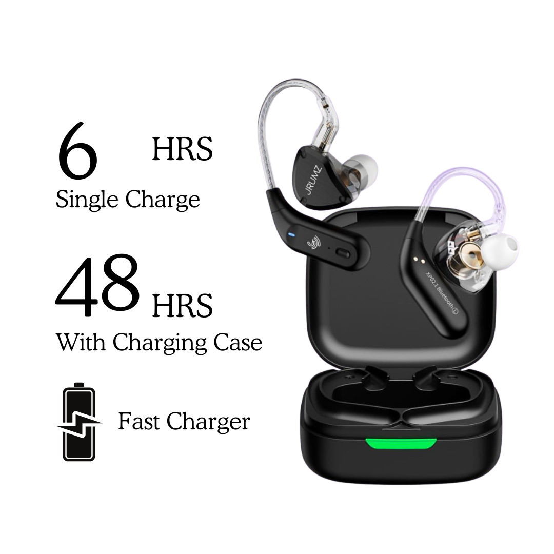 Jrumz Expression XP02: Wireless in-Ear Monitor Premium Earbuds