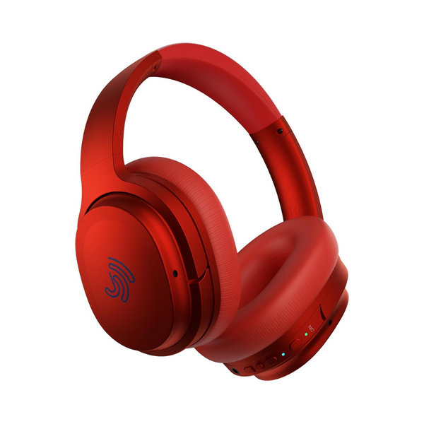 Clarity CL01 Noise Canceling Headphones with Travel Case- Red