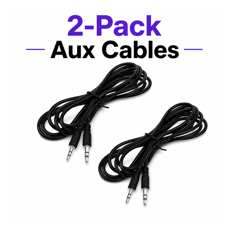 3.5mm AUX Audio Cable for headphones (2-Pack)