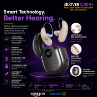 Audiologist-Selected Rechargeable RIC OTC Hearing Aids