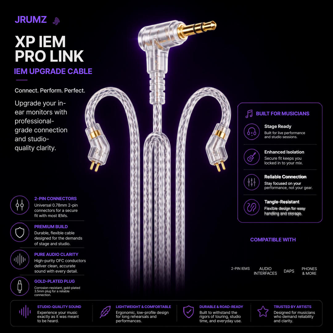 XP IEM Pro Link 3.5mm IEM Cable