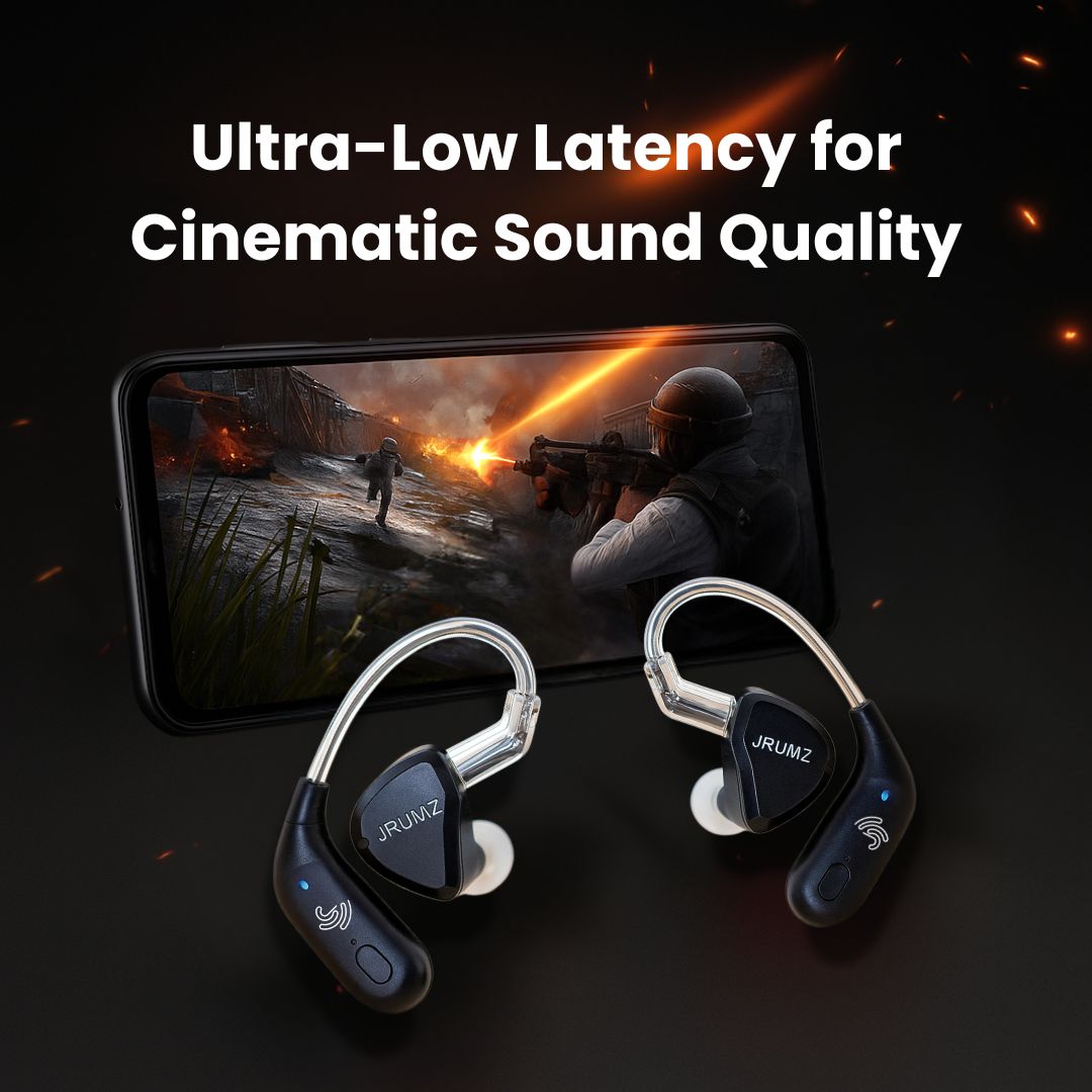 Jrumz XP02 Expression+ Wireless Earphones- Black